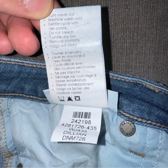 Paige Jimmy Jimmy Jean Shorts Womens Size 27  Revolve - Picture 10 of 12